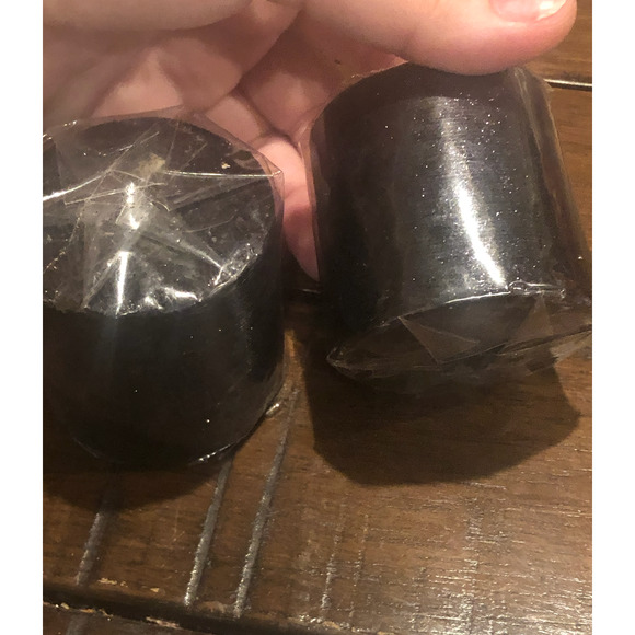 NWT TAG Black Sparkly Glitter Votive Candles Halloween Set of 4 - Picture 5 of 11